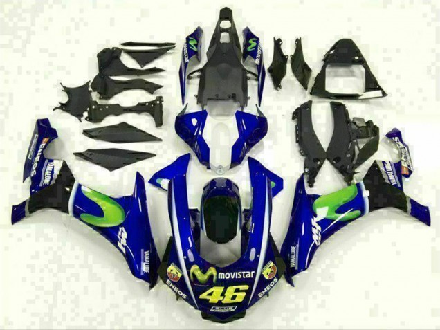 Discount 2015-2019 Blue Silver Black Green MoviStar Yamaha YZF R1 Motorcycle Fairings Canada