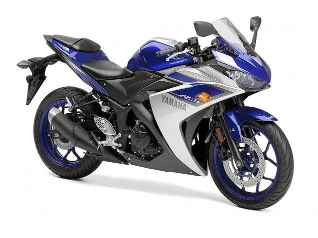 Discount 2015-2018 Silver Blue Black Yamaha YZF R3 Motorcycle Fairings Canada