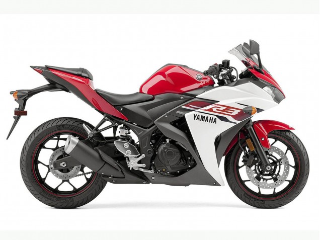 Discount 2015-2018 White Red Black Yamaha YZF R3 Motorcycle Fairing Canada