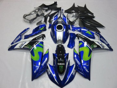 Discount 2015-2018 Blue White Black Green MoviStar Monster Yamaha YZF R3 Motorcycle Fairings Canada