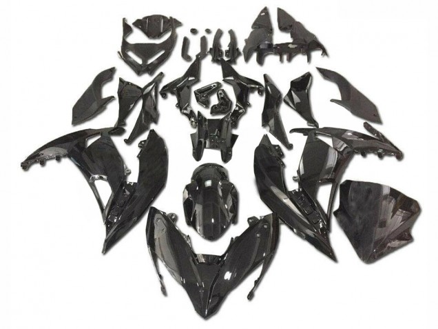 Discount 2017-2019 Glossy Black Kawasaki EX650 Motorcycle Fairings Canada