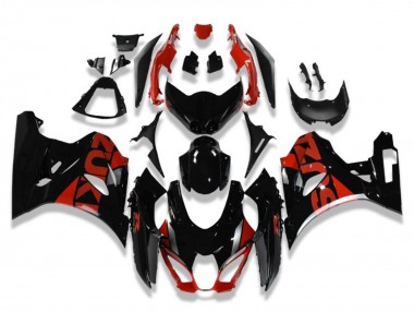 Discount 2017-2024 Glossy Black Red Suzuki GSXR 1000 Motorcycle Fairings Canada