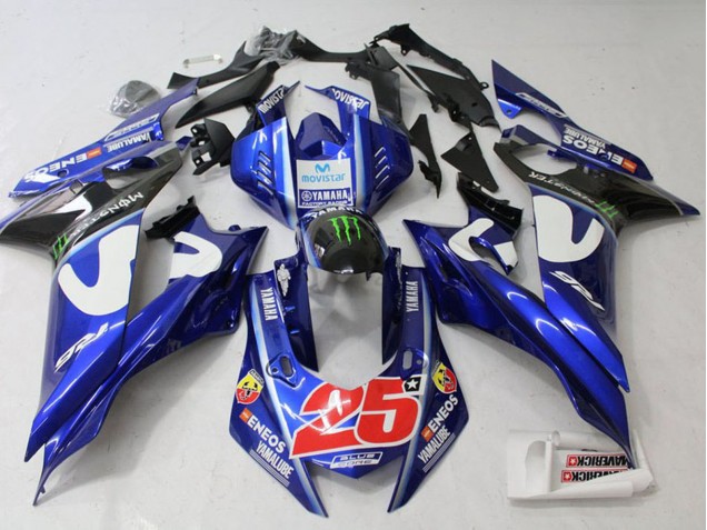 Discount 2017-2023 White Blue Green Monster MoviStar Yamaha YZF R6 Motorcycle Fairing Canada