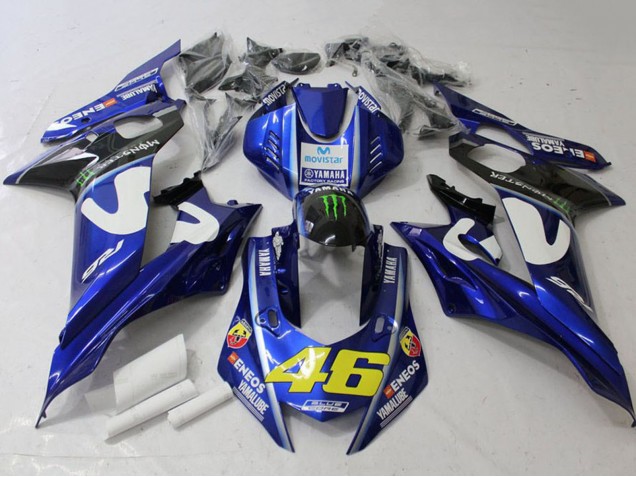 Discount 2017-2023 White Blue Green Monster MoviStar Yamaha YZF R6 Motorcycle Fairings Canada