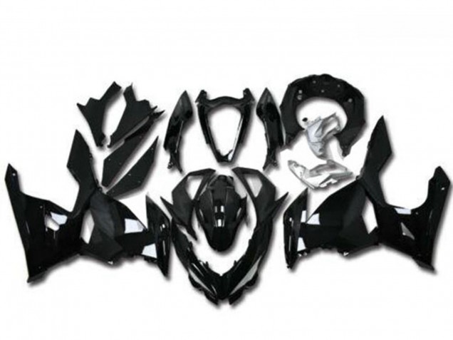 Discount 2018-2024 Glossy Black Kawasaki EX400 Motorcycle Fairings Canada