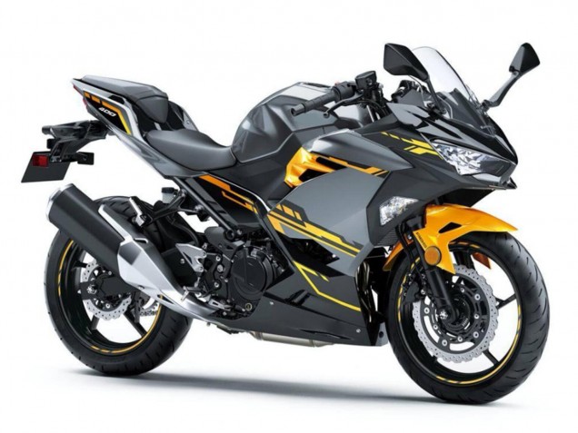 Discount 2018-2024 Black Grey Orange Kawasaki EX400 Motorcycle Fairings Canada
