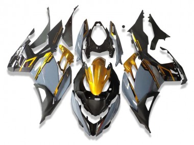 Discount 2018-2024 Gold Nardo Grey Black Kawasaki EX400 Motorcycle Fairings Canada