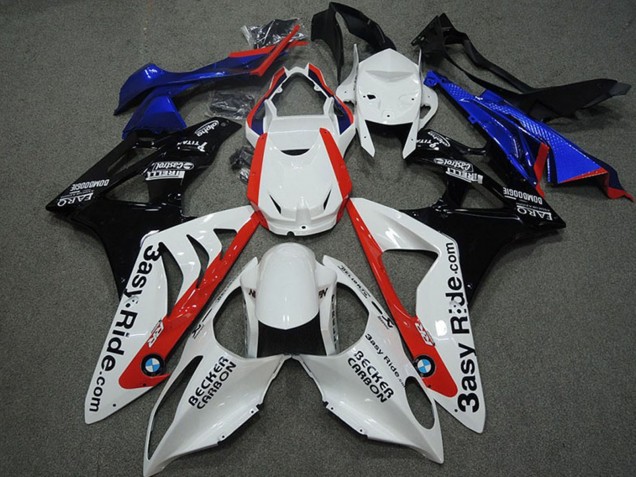 Discount 2009-2014 White Red Blue Glossy Black Becker Caabon BMW S1000RR Motorcycle Fairings Canada