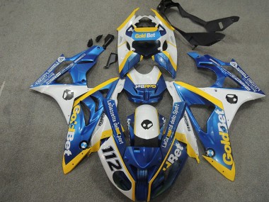 Discount 2009-2014 White Yellow Blue GoldBet 112 BMW S1000RR Motorcycle Fairings Canada