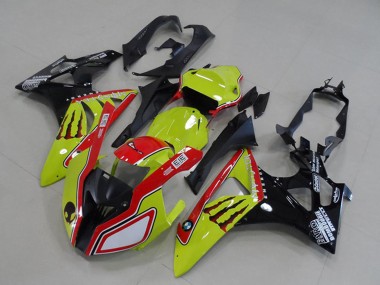 Discount 2009-2014 Neon Yellow Red Glossy Black Monster BMW S1000RR Motorcycle Fairings Canada