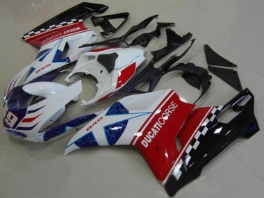 Discount 2007-2014 White Red Black Blue Corse 69 Ducati 1098 Motorcycle Fairings Canada