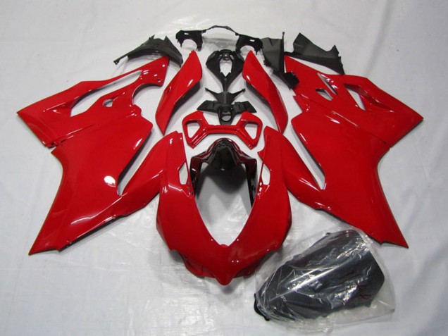 Discount 2011-2014 Red Ducati 1199 Motorcycle Fairings Kits Canada