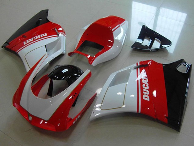 Discount 1993-2005 White Red Glossy Black Ducati 916 Motorcycle Fairings Canada