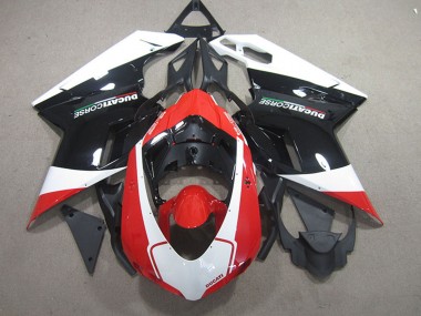 Discount 2007-2014 White Red Glossy Black Ducati 848 1098 1198 Bike Fairings Canada