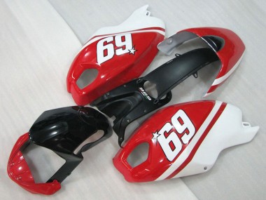 Discount 2008-2012 White Red Glossy Black 69 Ducati Monster 696 Motorcycle Fairings Canada