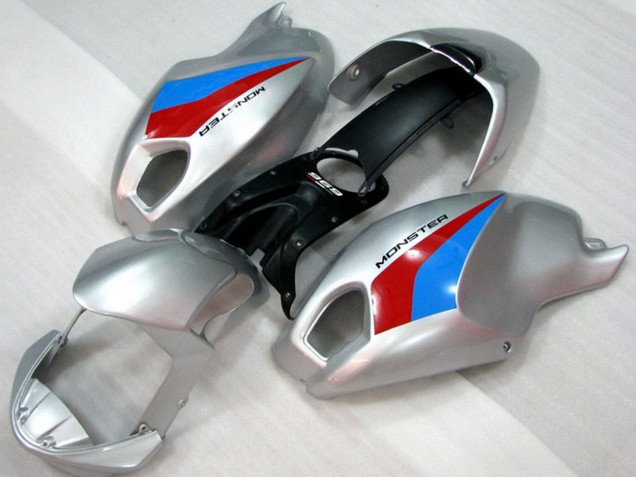 Discount 2008-2012 Silver Blue Red Ducati Monster 696 Motorcycle Fairings Canada