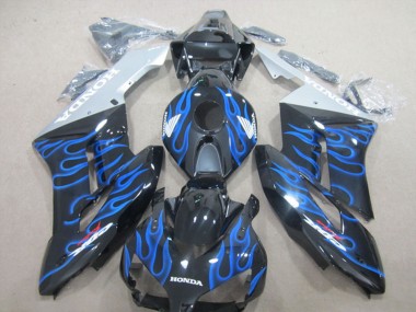 Discount 2004-2005 Glossy Black Blue Flame Honda CBR1000RR Motorcycle Fairings Canada