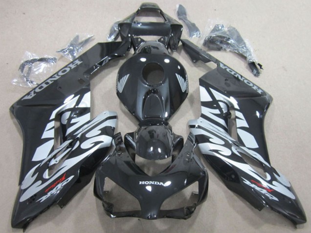 Discount 2004-2005 Glossy Black Silver Honda CBR1000RR Motorcycle Fairings Canada
