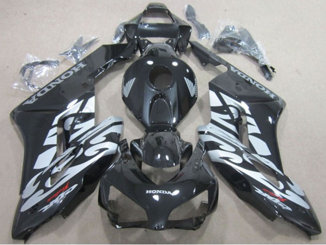 Discount 2004-2005 Glossy Black Silver Honda CBR1000RR Motorcycle Fairings Canada