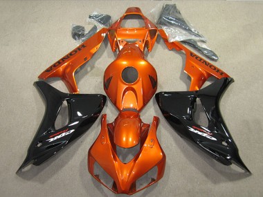 Discount 2006-2007 Orange Glossy Black Honda CBR1000RR Motorcycle Fairings Canada