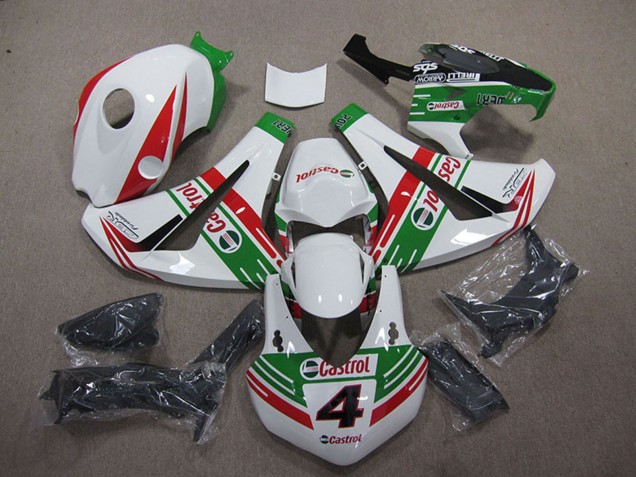 Discount 2008-2011 White Red Green Castrol 4 Honda CBR1000RR Motorcycle Fairings Canada