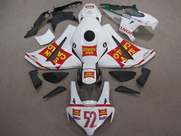 Discount 2008-2011 White Red Yellow San Carlo 52 Honda CBR1000RR Motorcycle Fairings Canada