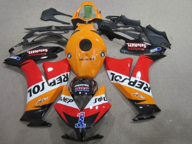 Discount 2012-2016 Orange White Red Glossy Black Repsol 1 Honda CBR1000RR Motorcycle Fairings Canada