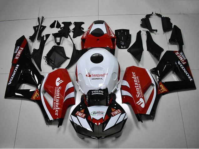 Discount 2012-2016 White Red Glossy Black Santander Honda CBR1000RR Motorcycle Fairings Canada