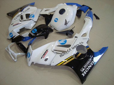 Discount 1995-1996 White Blue Glossy Black Konica Minolta Honda CBR600 F3 Motorcycle Fairings Canada