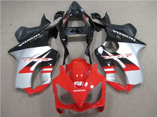 Discount 2001-2003 Silver Red Glossy Black Honda CBR600 F4i Motorcycle Fairings Canada