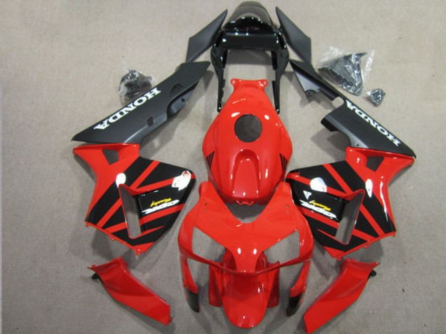 Discount 2003-2004 Red Glossy Black Matte Black Honda CBR600RR Motorcycle Fairing Canada