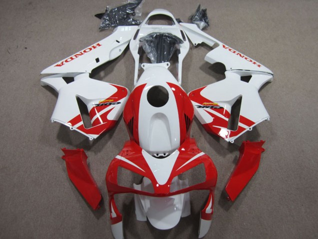 Discount 2003-2004 White Red Honda CBR600RR Motorcycle Fairings Canada