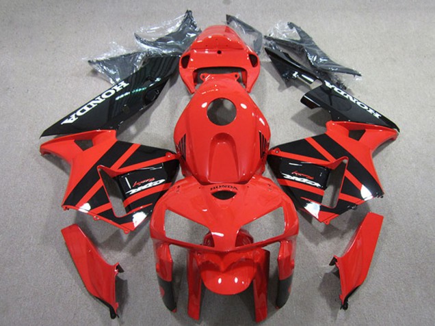 Discount 2005-2006 Red Black Honda CBR600RR Motorcycle Fairings Kits Canada