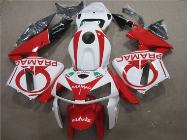 Discount 2005-2006 White Red Black Pramac Honda CBR600RR Motorcycle Fairings Canada