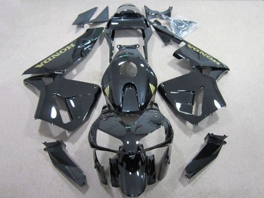 Discount 2005-2006 Glossy Black Gold Decal Honda CBR600RR Motorcycle Fairings Canada