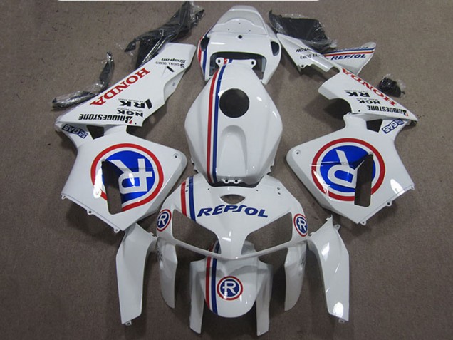 Discount 2005-2006 White Blue Repsol Honda CBR600RR Motorcycle Fairings Canada