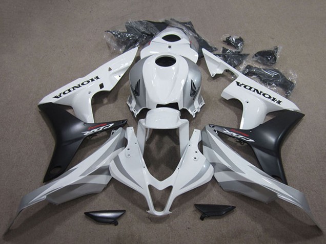 Discount 2007-2008 White Matte Black Honda CBR600RR Bike Fairings Canada