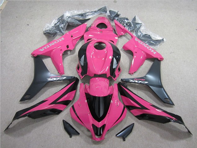 Discount 2007-2008 Pink Matte Black Honda CBR600RR Motorcycle Fairing Kits Canada