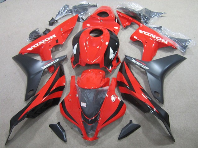 Discount 2007-2008 Red Glossy Black Matte Black Honda CBR600RR Motorcycle Fairings Canada
