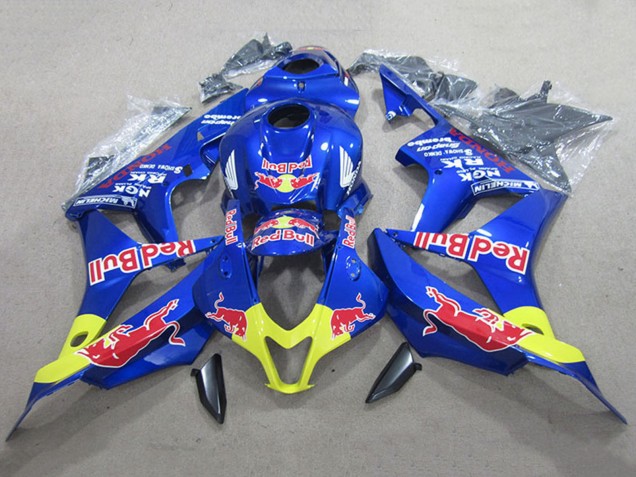Discount 2007-2008 Blue Yellow Red Bull Honda CBR600RR Motorcycle Fairing Kits Canada