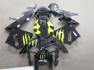 Discount 2007-2008 Glossy Black Yellow Green Monster Honda CBR600RR Motorcycle Fairings Canada