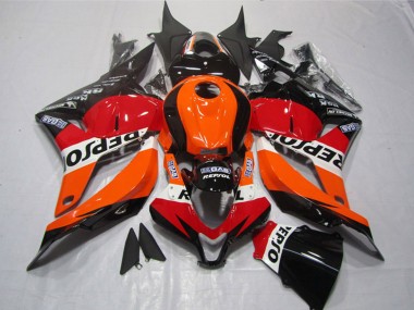 Discount 2009-2012 Orange White Red Glossy Black Repsol Honda CBR600RR Motorcycle Plastics Canada
