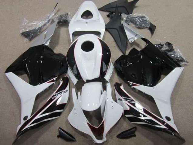 Discount 2009-2012 White Glossy Black Honda CBR600RR Motorcycle Fairing Kits Canada