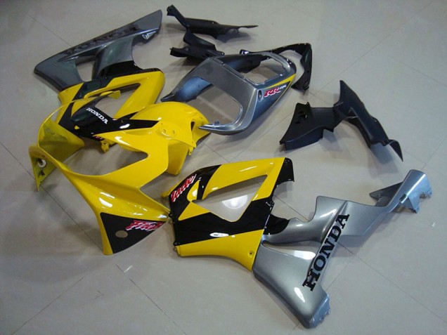 Discount 2000-2001 Yellow Silver Glossy Black Honda CBR900RR 929 Motorcycle Fairings Canada