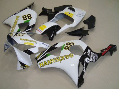 Discount 2002-2003 White Yellow Glossy Black Hannspree 88 Honda CBR900RR 954 Motorcycle Fairings Canada