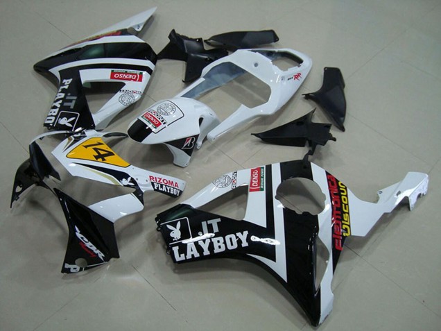 Discount 2002-2003 White Yellow Glossy Black Rizoma Playboy 14 Honda CBR900RR 954 Motorcycle Fairings Canada