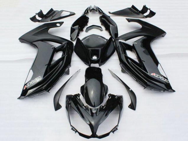 Discount 2012-2014 Glossy Black with Decal Kawasaki ER6F Motorcycle Fairings Canada