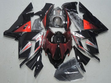 Discount 2004-2005 Black Red Kawasaki ZX10R Motorcycle Fairings Canada