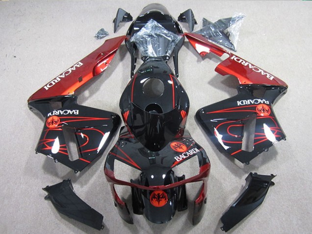 Discount 2004-2005 Black Red Racardi Kawasaki ZX10R Motorcycle Fairings Canada