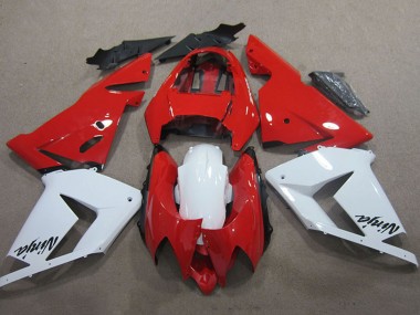 Discount 2004-2005 Red White Ninja Kawasaki ZX10R Motorcycle Fairings Canada
